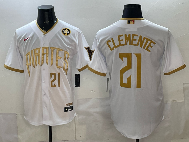Men Pittsburgh Pirates #21 Clemente white Game 2026 Nike MLB Jersey 051904